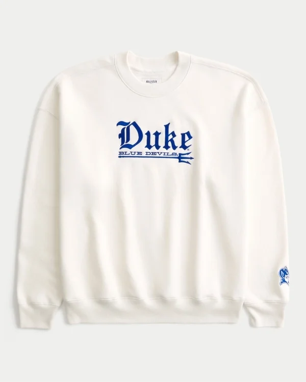 Duke University Blue Devils Grafik-Crew-Sweatshirt Duke University Blue Devils Grafik-Crew-Sweatshirt