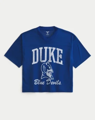 Duke University Blue Devils Grafik-Football-Trikot