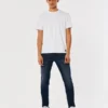 Dunkelblaue Athletic Skinny Jeans Dunkelblaue Athletic Skinny Jeans