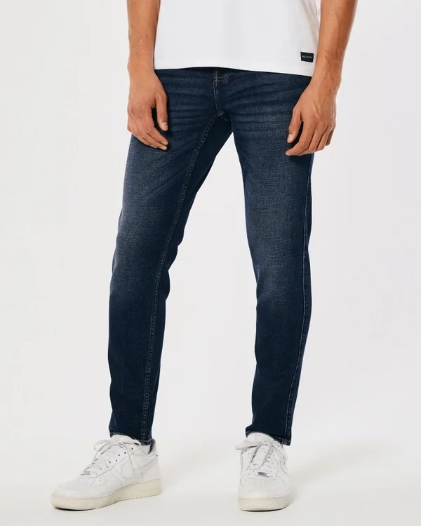 Dunkelblaue Athletic Skinny Jeans Dunkelblaue Athletic Skinny Jeans