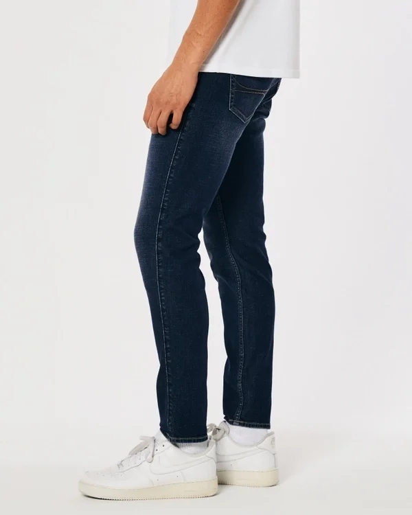 Dunkelblaue Athletic Skinny Jeans Dunkelblaue Athletic Skinny Jeans