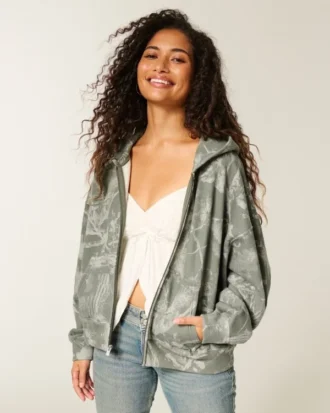 Einfach zu verschließender Camouflage-Hoodie