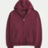Einfachster Hoodie mit Reißverschluss