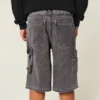 Flame Graphic Super Baggy Denim Painter Shorts Flame Graphic Super Baggy Denim Painter Shorts