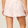 Flanell-Shorts mit Rüschen Flanell-Shorts mit Rüschen