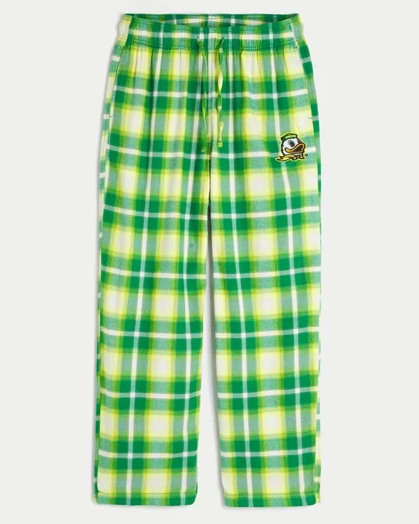 Flannelhose mit Grafikprint der University of Oregon Ducks Flannelhose mit Grafikprint der University of Oregon Ducks