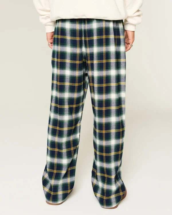Flannelhose mit „University of Notre Dame Fighting Irish”-Grafik Flannelhose mit „University of Notre Dame Fighting Irish”-Grafik
