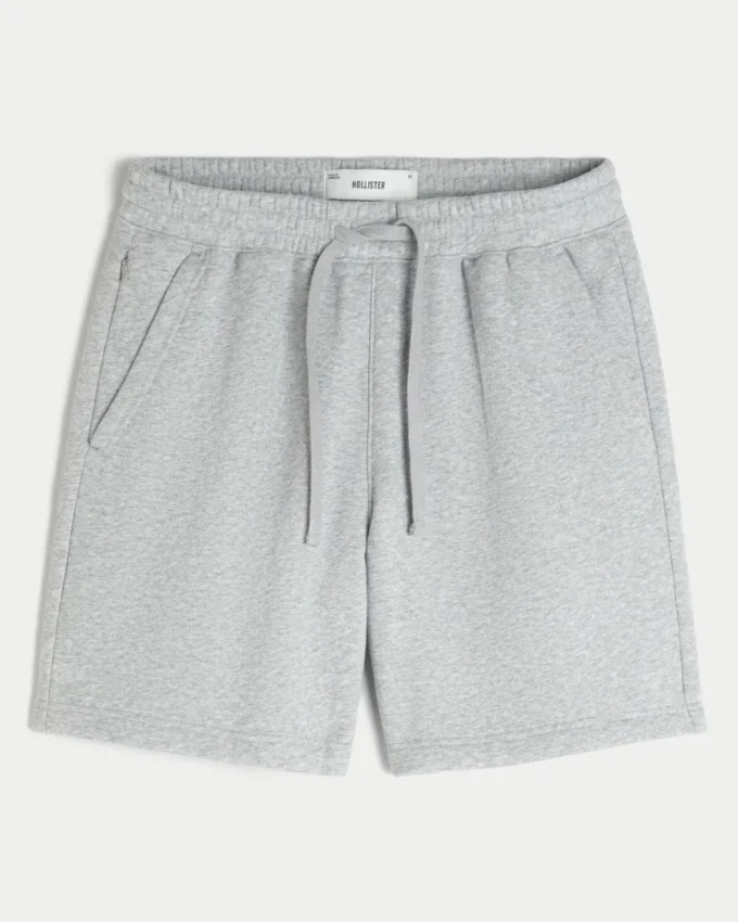 Fleece-Shorts über dem Knie Fleece-Shorts über dem Knie