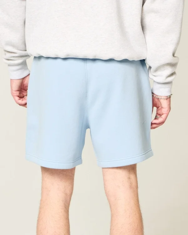 Fleece-Shorts über dem Knie Fleece-Shorts über dem Knie