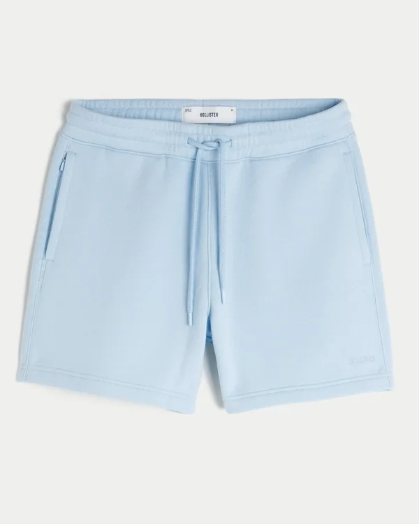 Fleece-Shorts über dem Knie Fleece-Shorts über dem Knie