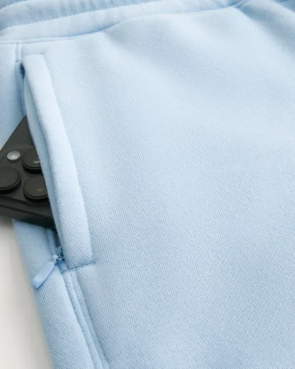 Fleece-Shorts über dem Knie Fleece-Shorts über dem Knie