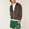 Fleece-Shorts mit Grafik der University of Miami Hurricanes