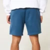 Fleece-Shorts mit Icon-Motiv, Länge über dem Knie