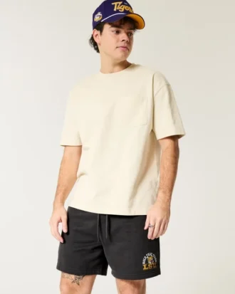 Fleece-Shorts mit LSU Tigers-Grafik, mittellang