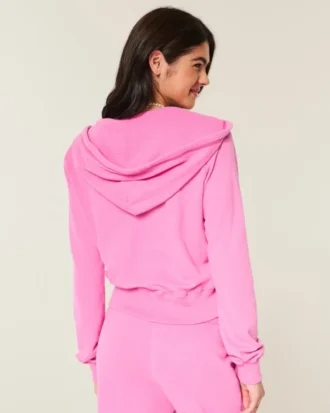 Frottee-Hoodie mit Reißverschluss Frottee-Hoodie mit Reißverschluss