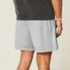 Fußballshorts aus Strick mit Logo, mittellang