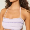 Gerafftes Bandeau-Bikini-Oberteil Gerafftes Bandeau-Bikini-Oberteil