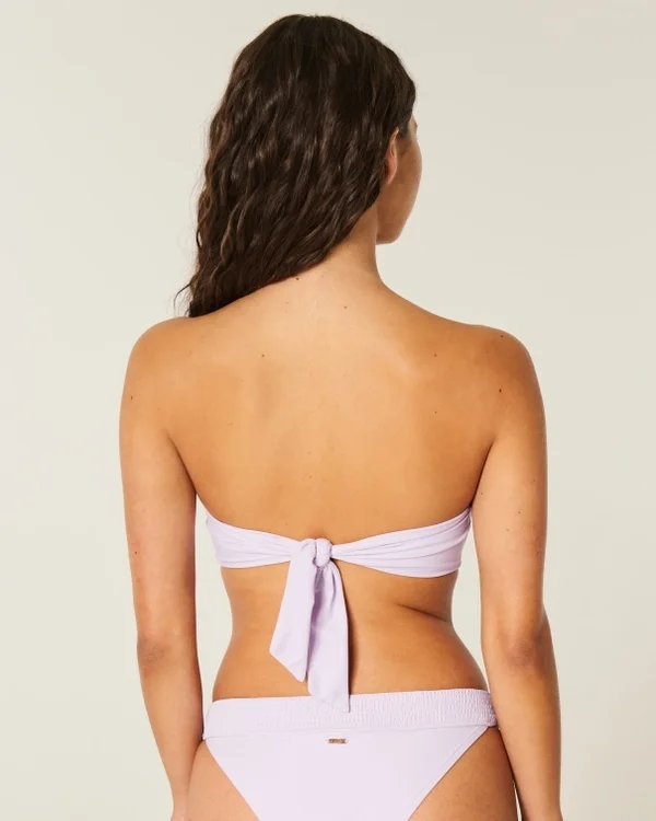 Gerafftes Bandeau-Bikini-Oberteil Gerafftes Bandeau-Bikini-Oberteil