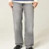 Gewaschene graue Baggy-Jeans Gewaschene graue Baggy-Jeans