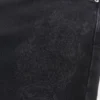 Gewaschene schwarze Baggy-Jeans mit Drachenmotiv Gewaschene schwarze Baggy-Jeans mit Drachenmotiv