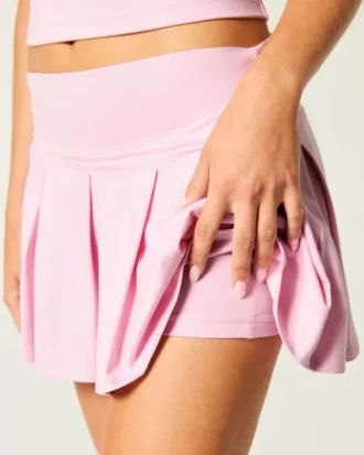 Gilly Hicks Active Plisseerock mit tiefem Bund