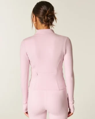 Gilly Hicks Active Recharge Bow Double Zip Jacket Gilly Hicks Active Recharge Bow Double Zip Jacket