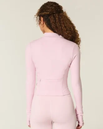 Gilly Hicks Active Recharge Bow Double Zip Jacket