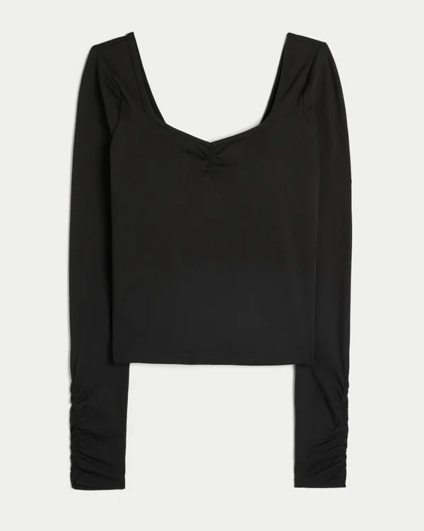 Gilly Hicks Active Recharge Cinch Sweetheart Top Gilly Hicks Active Recharge Cinch Sweetheart Top