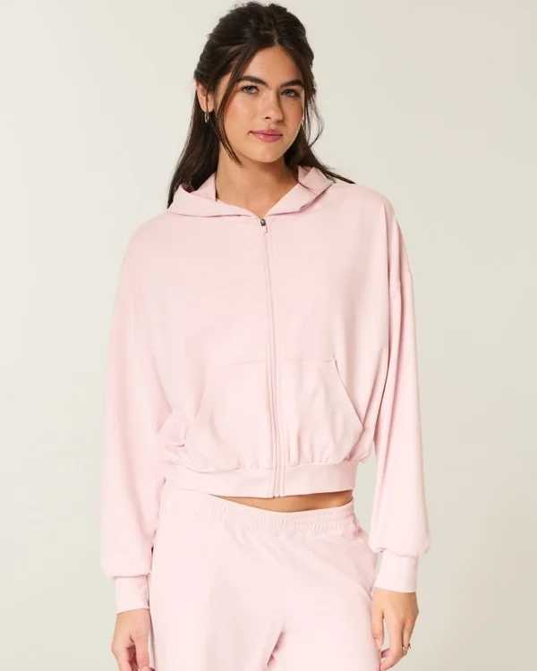 Gilly Hicks Active Recharge Easy Zip-Up Hoodie Gilly Hicks Active Recharge Easy Zip-Up Hoodie