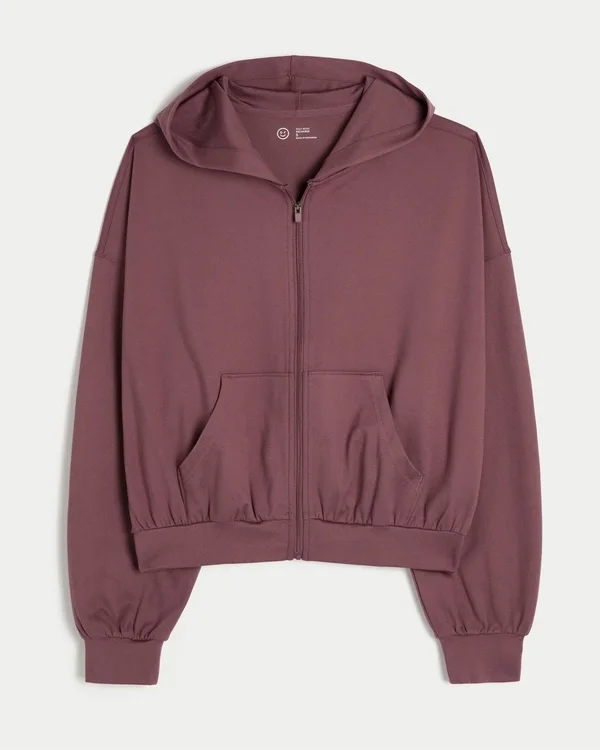 Gilly Hicks Active Recharge Easy Zip-Up Hoodie Gilly Hicks Active Recharge Easy Zip-Up Hoodie