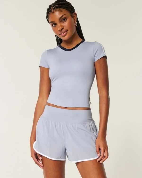 Gilly Hicks Active Tipped Running Shorts Gilly Hicks Active Tipped Running Shorts