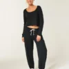 Gilly Hicks Always Cozy Waffle Baggy Joggers