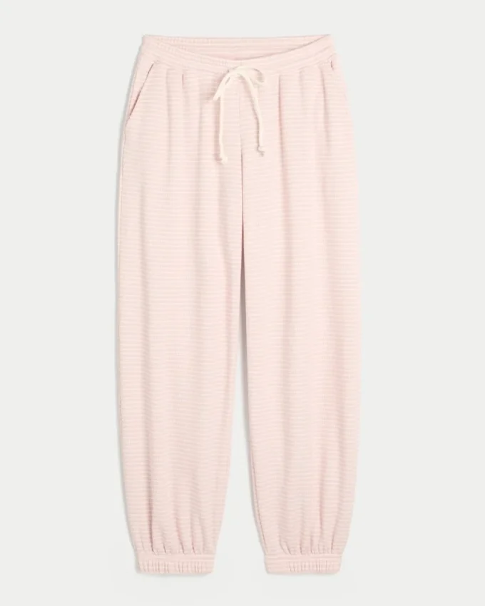 Gilly Hicks Always Cozy Waffle Baggy Joggers