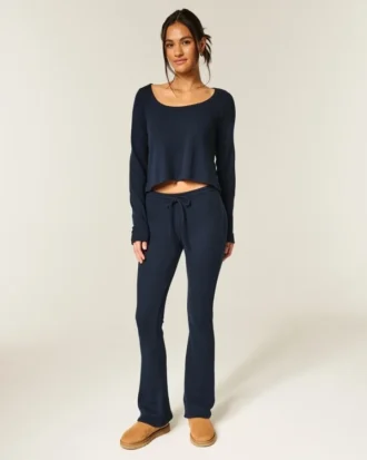 Gilly Hicks Always Cozy Waffle Bootcut Pants Gilly Hicks Always Cozy Waffle Bootcut Pants