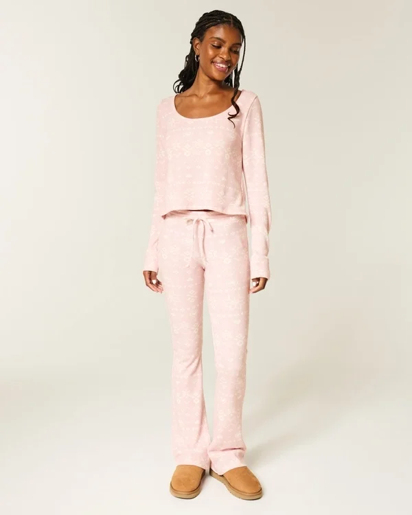 Gilly Hicks Always Cozy Waffle Bootcut Pants Gilly Hicks Always Cozy Waffle Bootcut Pants