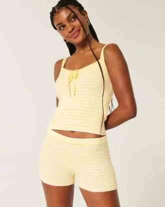 Gilly Hicks Bequeme Shorts aus Strick Gilly Hicks Bequeme Shorts aus Strick