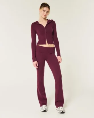 Gilly Hicks Bequeme Strickhose mit umgeschlagenem Bund Gilly Hicks Bequeme Strickhose mit umgeschlagenem Bund