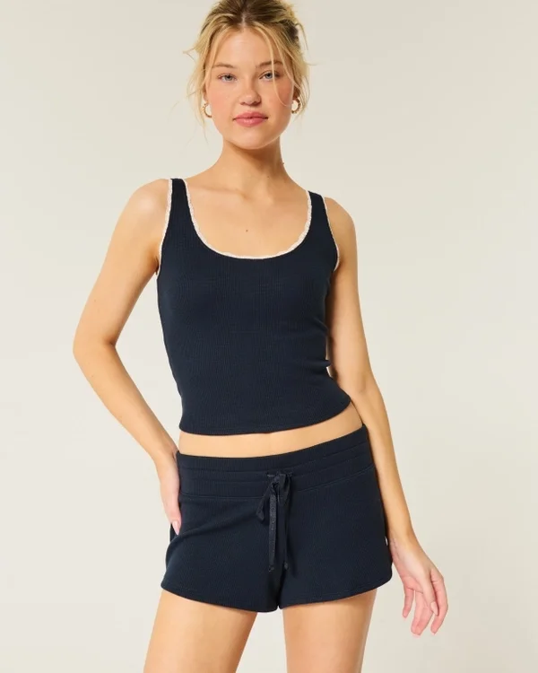 Gilly Hicks Cozy Waffle Mini Shorts Gilly Hicks Cozy Waffle Mini Shorts