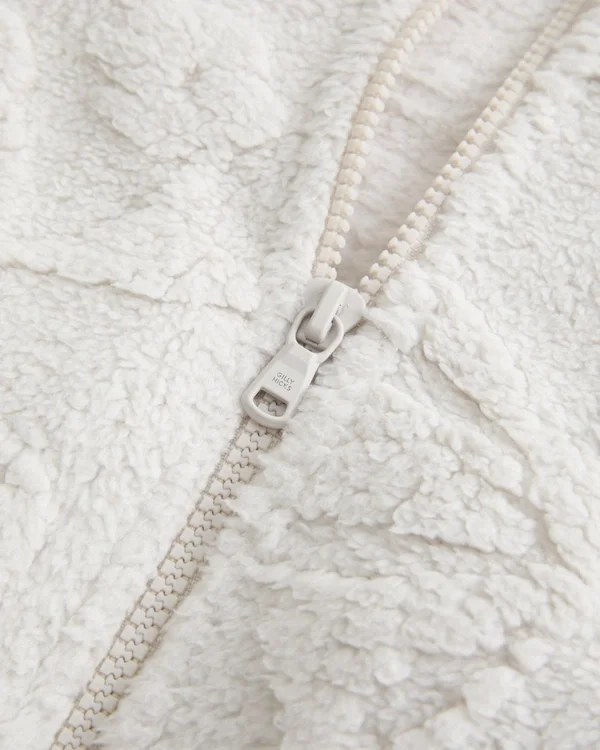 Gilly Hicks Sherpa-Sweatshirt mit Reißverschluss Gilly Hicks Sherpa-Sweatshirt mit Reißverschluss