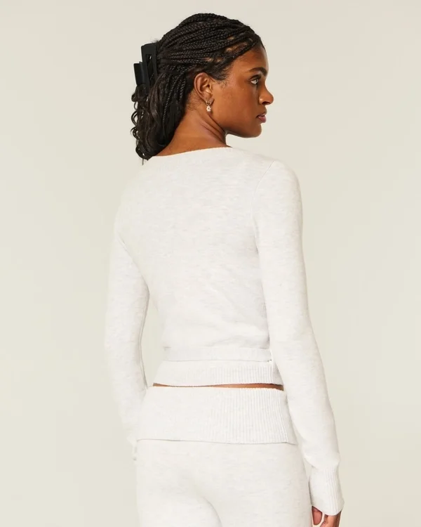 Gilly Hicks Strick-Wickeloberteil Gilly Hicks Strick-Wickeloberteil