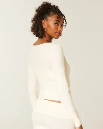 Gilly Hicks Strick-Wickeloberteil Gilly Hicks Strick-Wickeloberteil