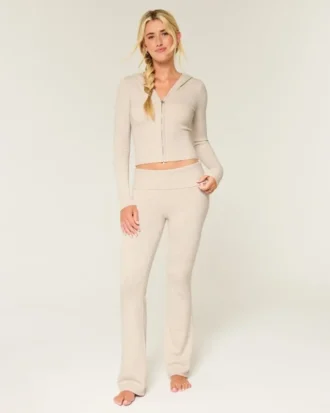 Gilly Hicks Strickhose mit umgeschlagenem Bund