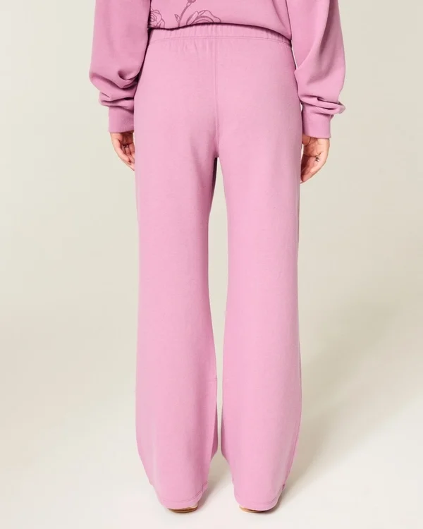 Glitzernde Rosen-Grafik Weite Jogginghose Glitzernde Rosen-Grafik Weite Jogginghose