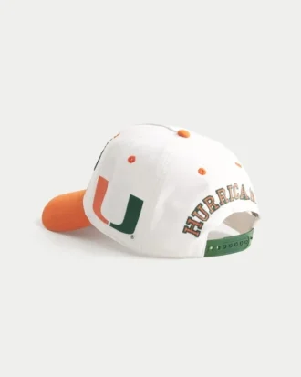 Grafische Baseballkappe der University of Miami Hurricanes