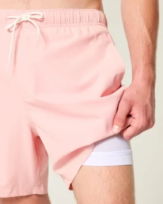 Hawaii Graphic Mid-Thigh Volley Badehose Hawaii Graphic Mid-Thigh Volley Badehose