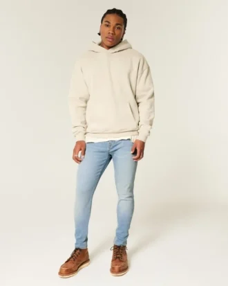 Hellblaue Athletic Skinny Jeans Hellblaue Athletic Skinny Jeans