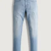 Hellblaue Athletic Skinny Jeans