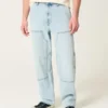 Hellblaue Baggy Carpenter Jeans Hellblaue Baggy Carpenter Jeans