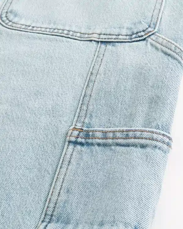 Hellblaue Baggy Carpenter Jeans Hellblaue Baggy Carpenter Jeans