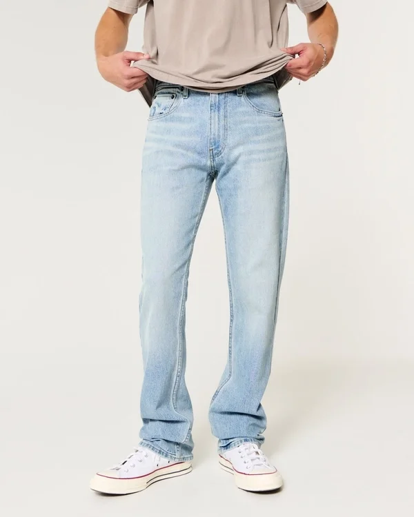 Hellblaue Bootcut-Jeans Hellblaue Bootcut-Jeans